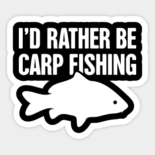 Funny Carp Fish - Gift For Carp Fishing Sticker